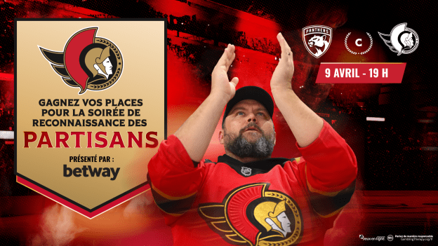 Gagnez vos places pour la soirée de reconnaissance des partisans présenté par Betway