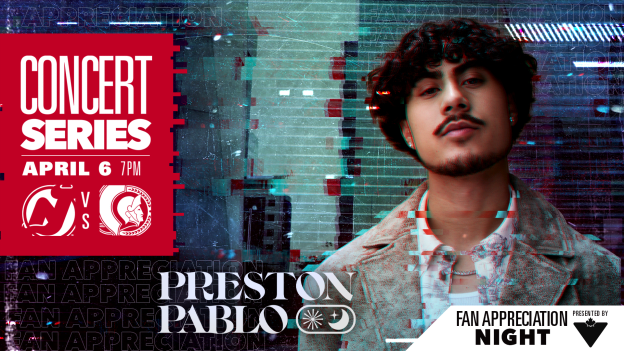 Série de concerts des Sénateurs 4e partie : Preston Pablo - Soirée d’appréciation des partisans présentée par Canadian Tire - 6 avril
