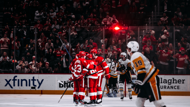 RECAP: Red Wings will carry ‘a good feeling’ into the New Year after outlasting Penguins, 4-2