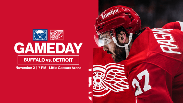 PREVIEW: Red Wings host Sabres for Atlantic Division showdown on Saturday