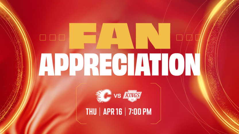 Los Angeles Kings vs Calgary Flames matchup banner