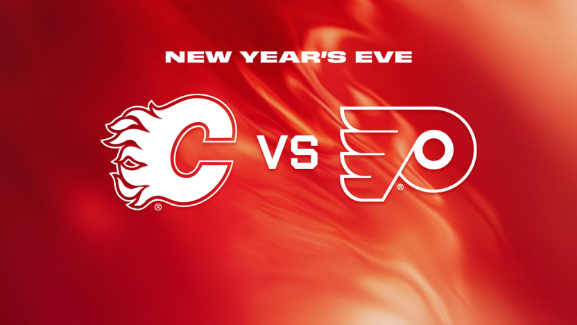Flyers vs Flames Matchup Banner