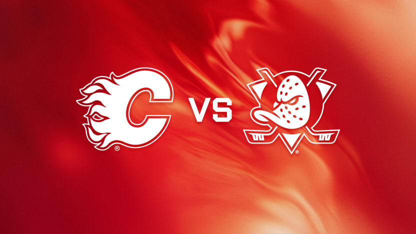 Ducks vs Flames Matchup Banner