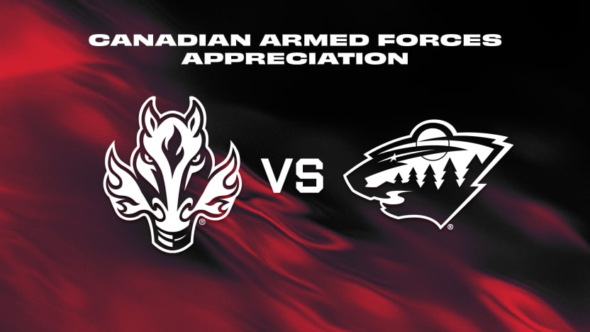 Wild vs Flames Matchup Banner