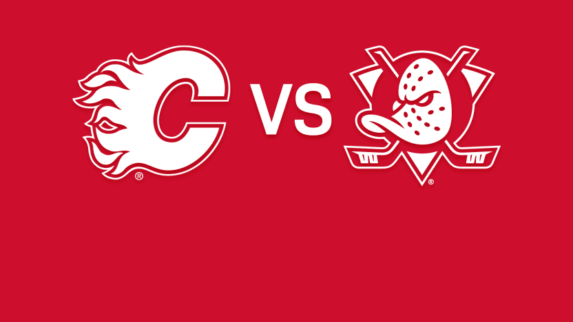 Ducks vs Flames Matchup Banner