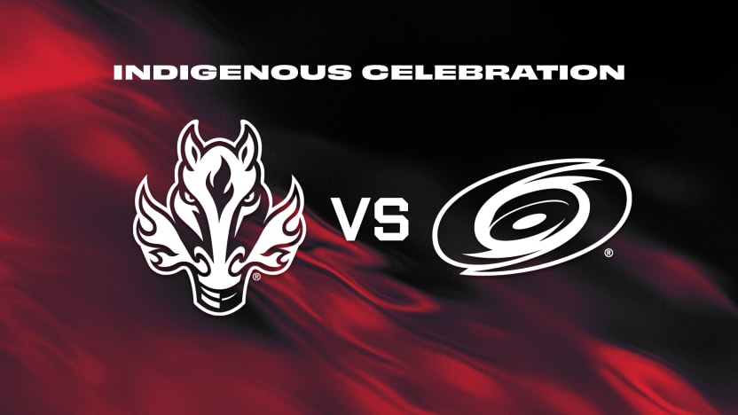 Hurricanes vs Flames Matchup Banner