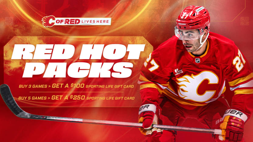 Calgary Flames Red Hot Game Packs