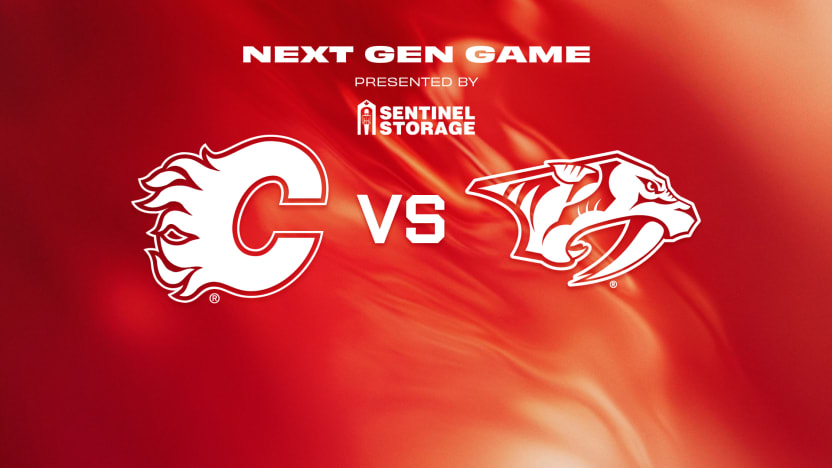 Predators vs Flames Matchup Banner