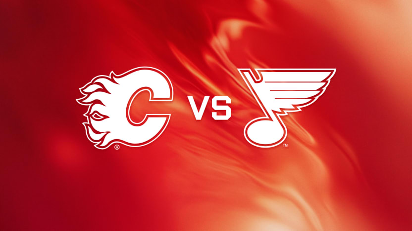 Blues vs Flames Matchup Banner