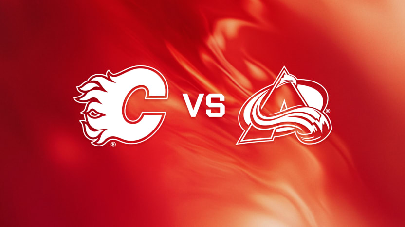 Avalanche vs Flames Matchup Banner