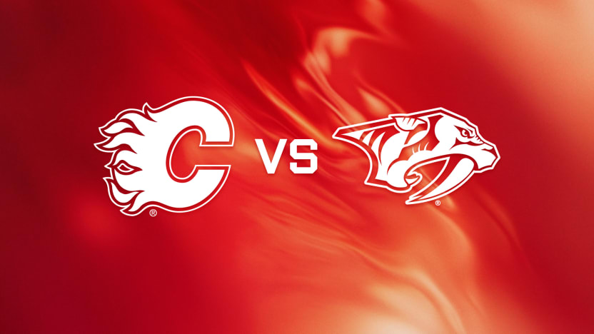Predators vs Flames Matchup Banner