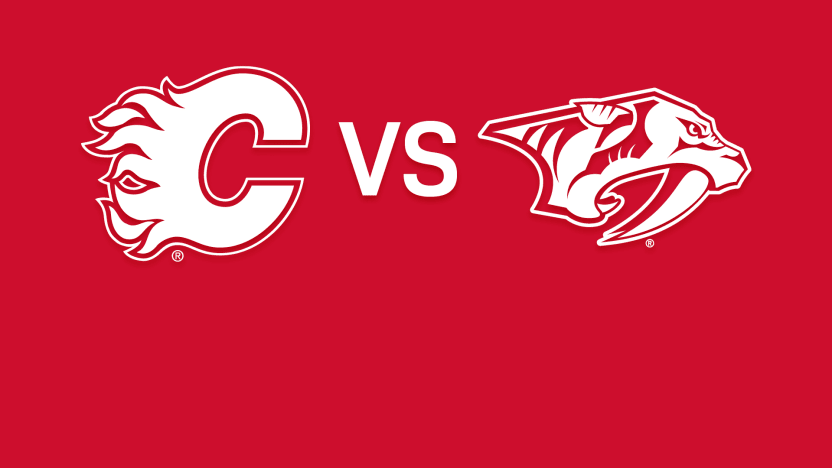 Predators vs Flames Matchup Banner