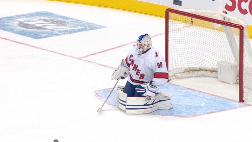 Carolina Hurricanes' 42-year-old emergency backup goalie credits