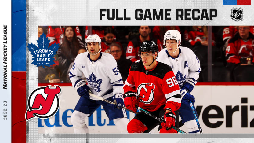 PHOTOS: Devils win 2-1 over Maple Leafs