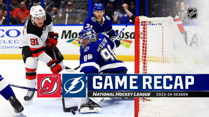 Tampa bay lightning clearance vs new jersey devils