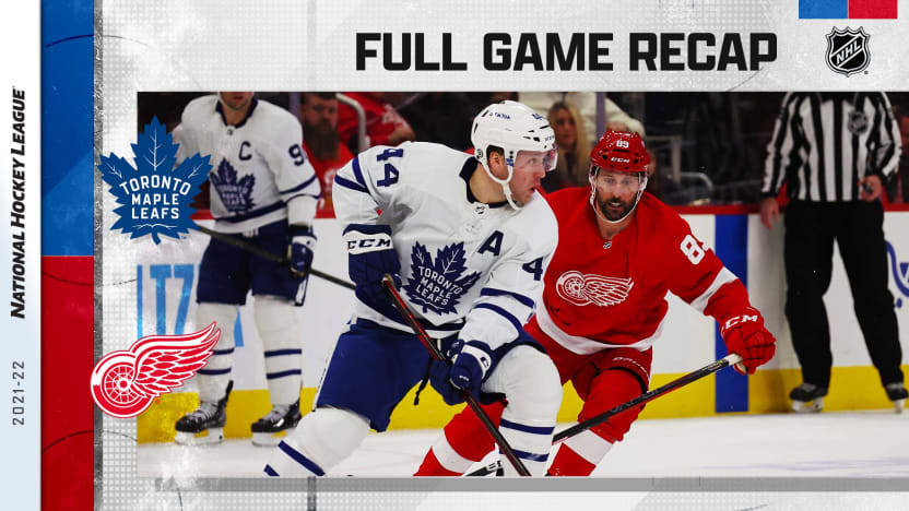 Detroit Red Wings - Toronto Maple Leafs - Jan 29, 2022 | NHL.com