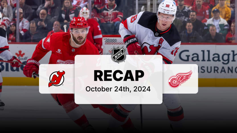 Detroit Red Wings New Jersey Devils Oct 24 2024 NHL