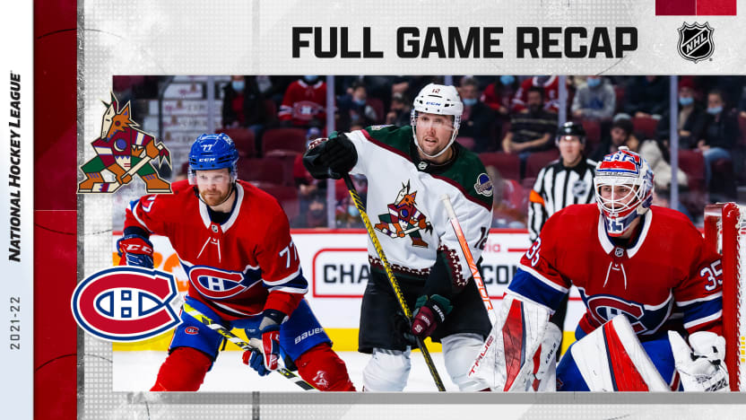 Arizona Coyotes Montr al Canadiens Mar 15 2022 NHL