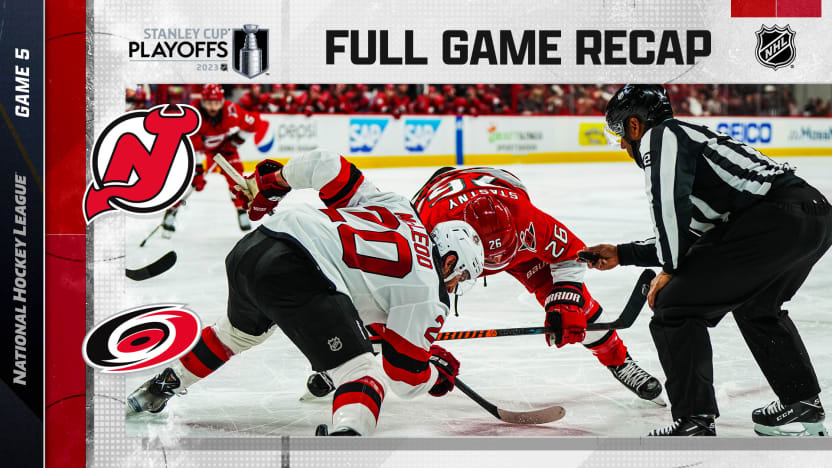 NHL: Stanley Cup Playoffs-New Jersey Devils at Carolina Hurricanes