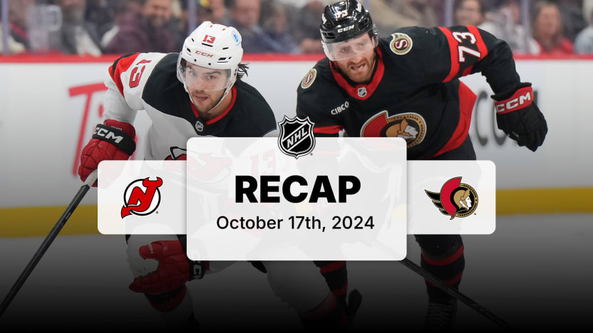 New jersey devils ottawa senators 2025