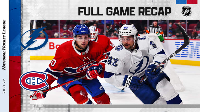 Palat scores in OT, Lightning rally past Habs in NHL return