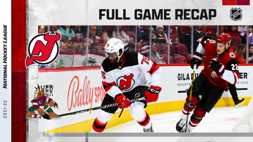 Arizona Coyotes vs. New Jersey Devils 11/12/22 - NHL Live Stream