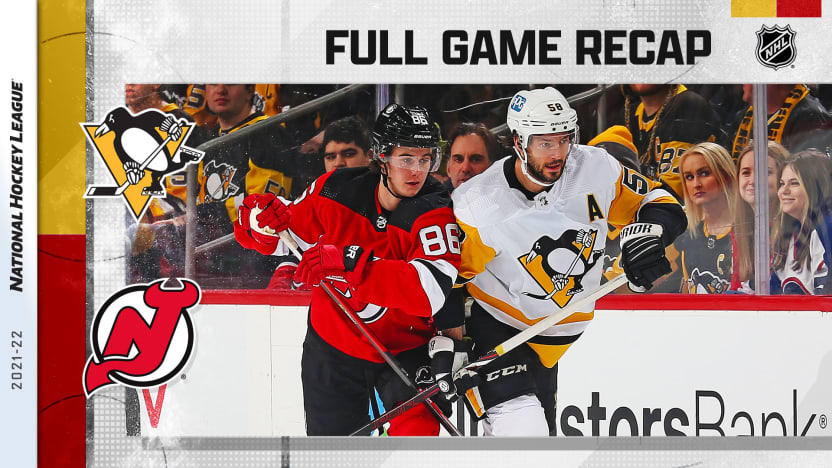 New Jersey Devils Pittsburgh Penguins Dec 19 2021 NHL