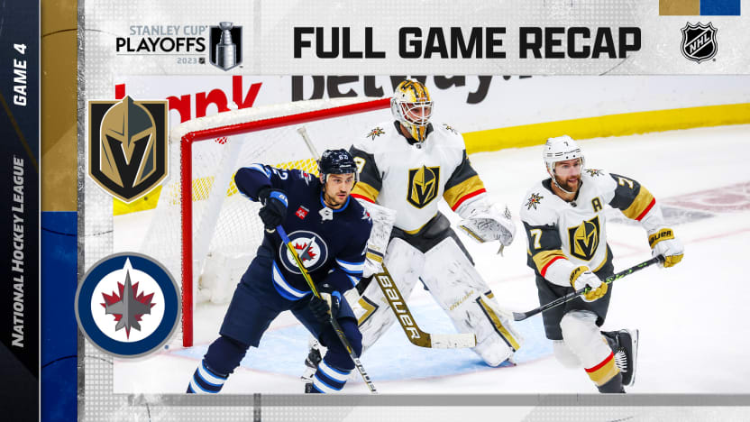 Winnipeg Jets vs. Vegas Golden Knights Game 1 tonight, Stanley Cup