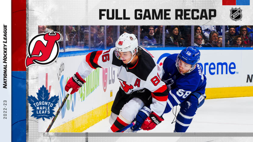 Maple leafs vs store new jersey devils