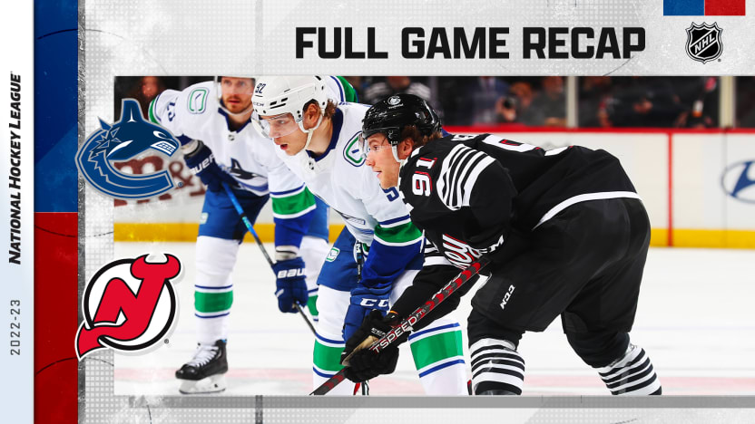 Vancouver canucks vs hot sale new jersey devils