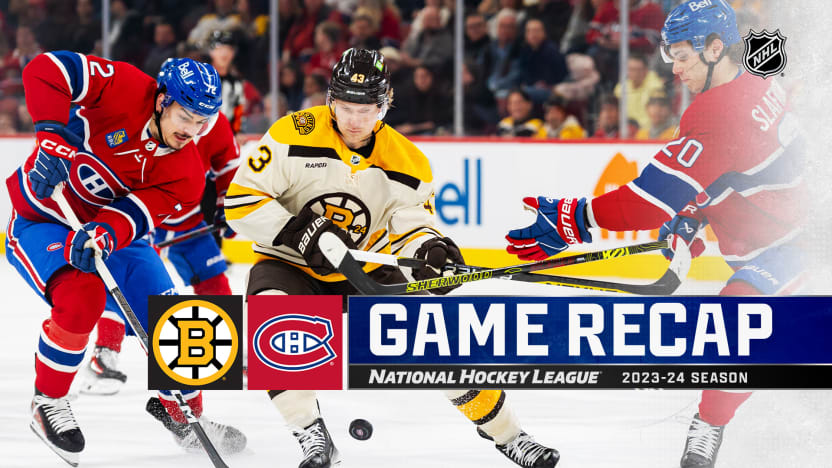 Boston Bruins - Montréal Canadiens - Mar 14, 2024 | NHL.com