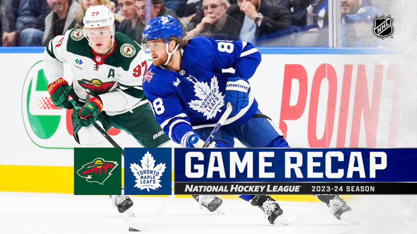 Minnesota Wild - Toronto Maple Leafs - Oct 14, 2023 | NHL.com