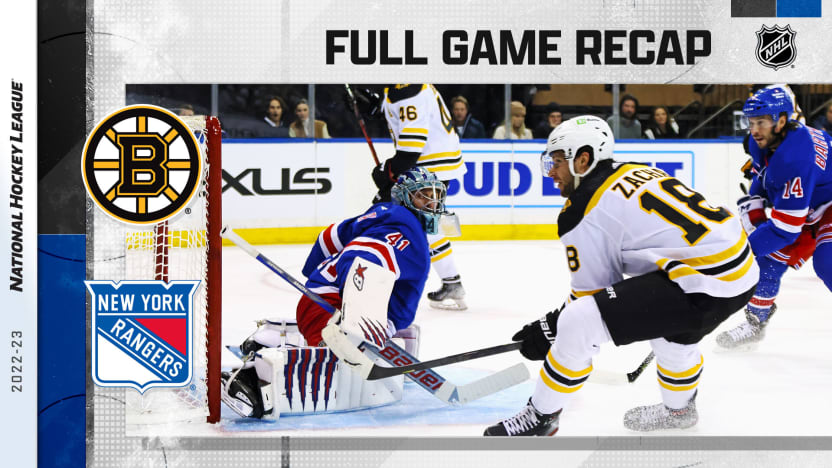 NHL - Pre Season - New York Rangers vs Boston Bruins
