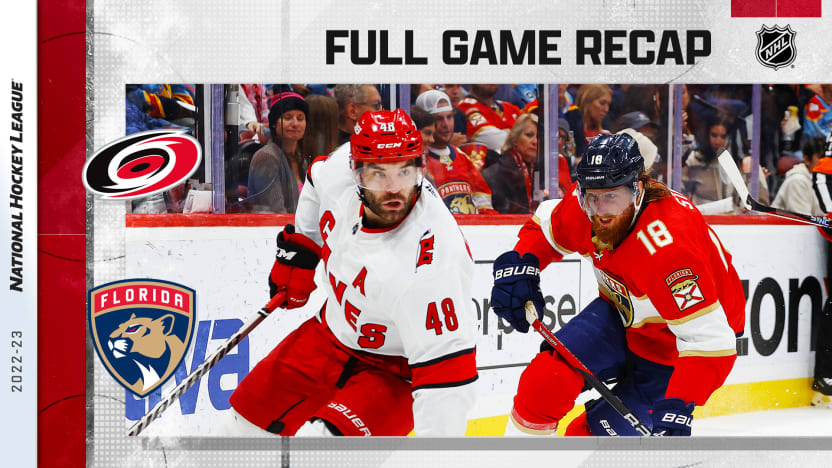 FLORIDA PANTHERS X CAROLINA HURRICANES - JOGO 1 - PLAYOFFS NHL [PT