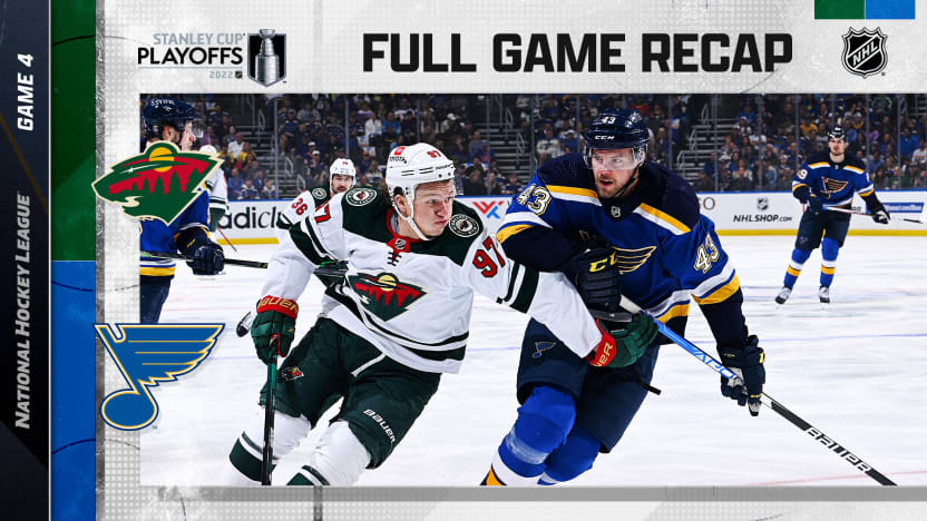 Schedule released for Blues-Wild playoff series