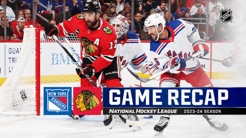 Chicago Blackhawks - New York Rangers - Feb 9, 2024 | NHL.com