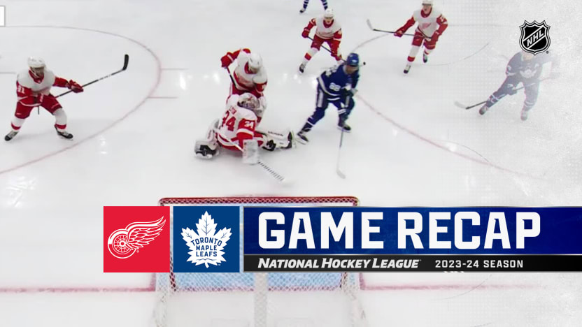 Photo: Toronto Maple Leafs vs Detroit Red Wings NHL game - 