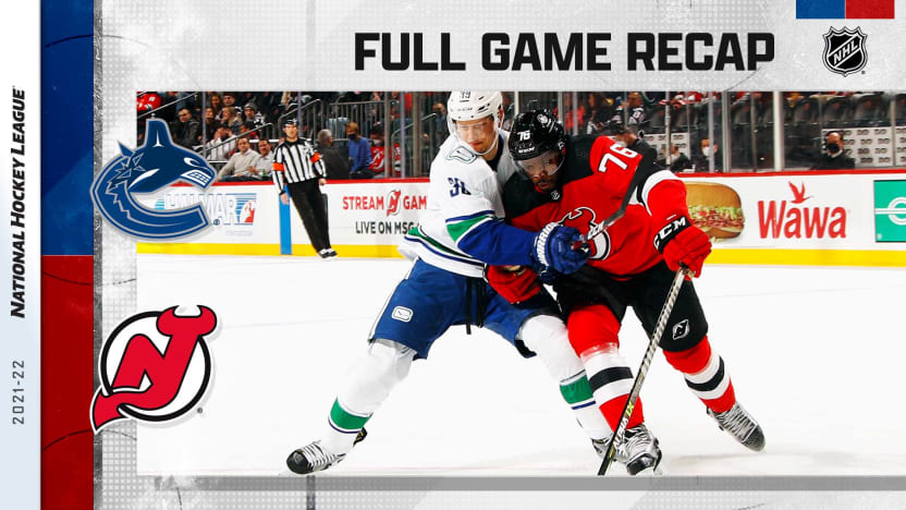 New jersey devils clearance vancouver canucks