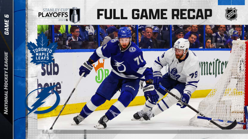 Toronto Maple Leafs vs. Tampa Bay Lightning: 2023 Stanley Cup