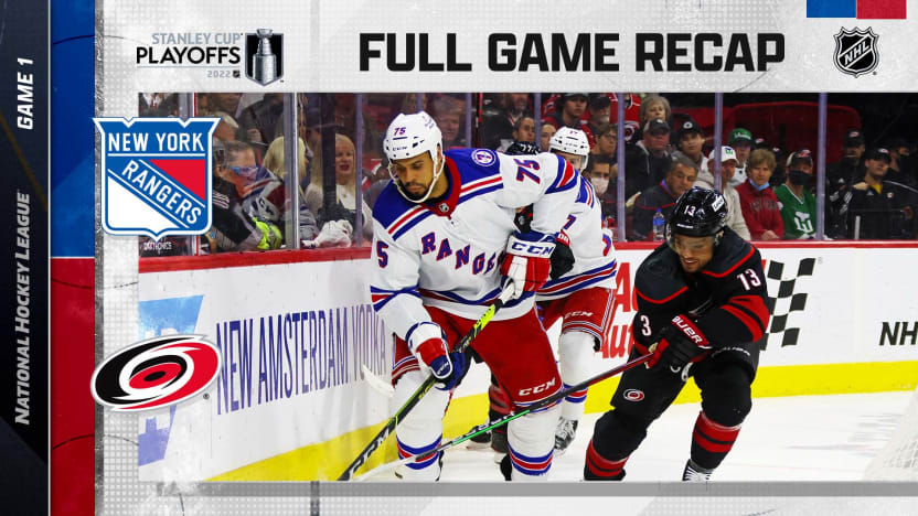 Photos: N.Y. Rangers fall to Carolina Hurricanes in Game 1