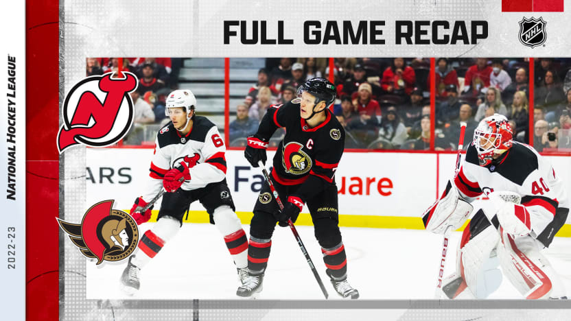 New Jersey Devils vs. Ottawa Senators 2/7/22 - NHL Live Stream on