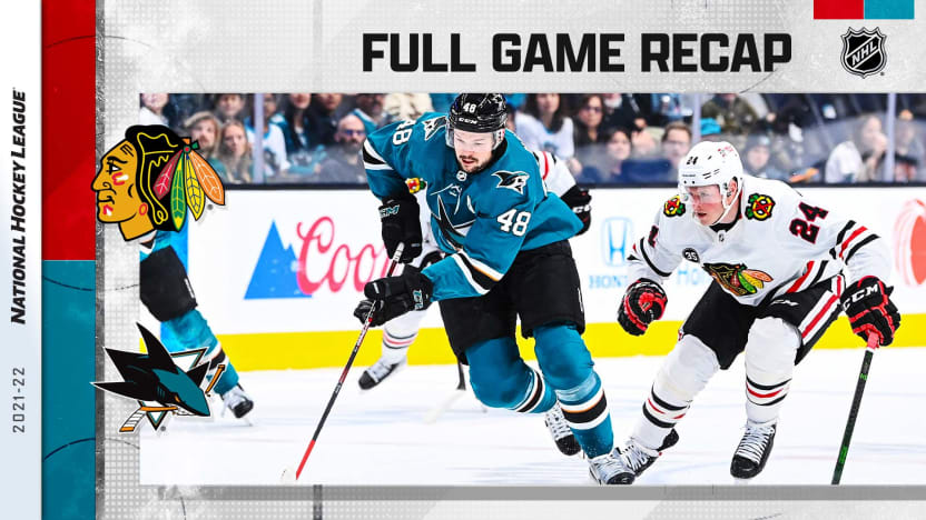 Chicago blackhawks vs san jose 2025 sharks h2h