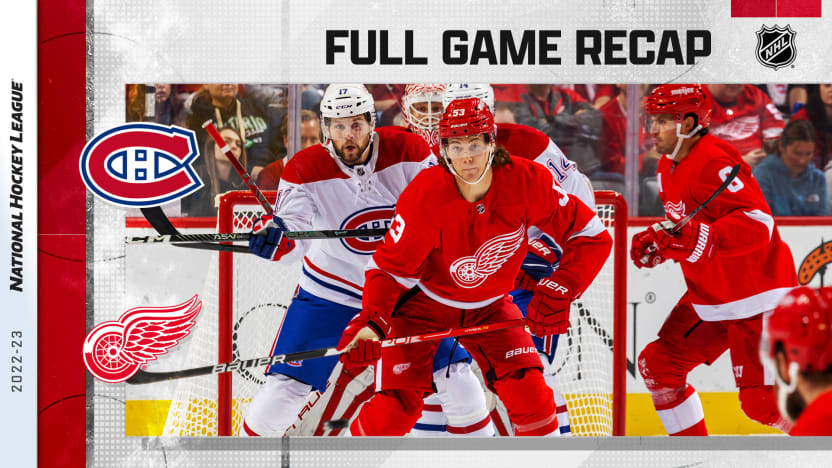 Montreal detroit online nhl