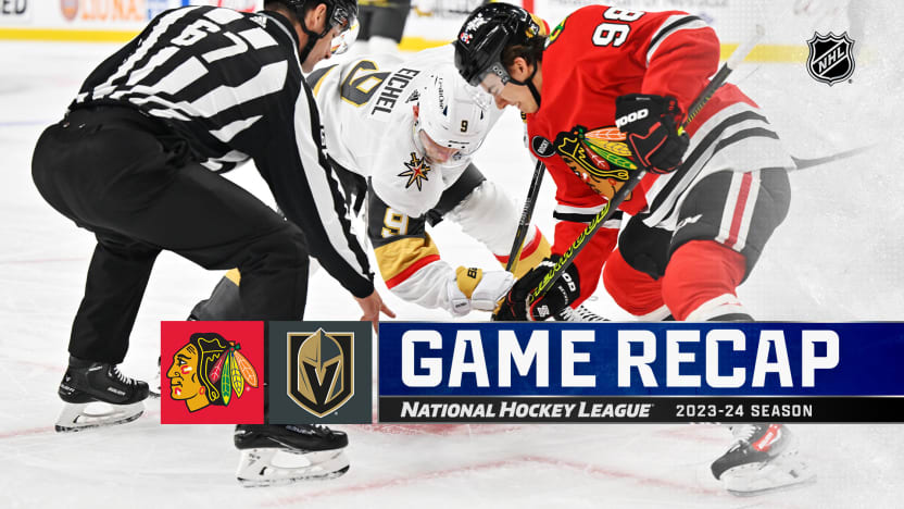 Chicago hands Vegas first loss of season, 4-3 in OT