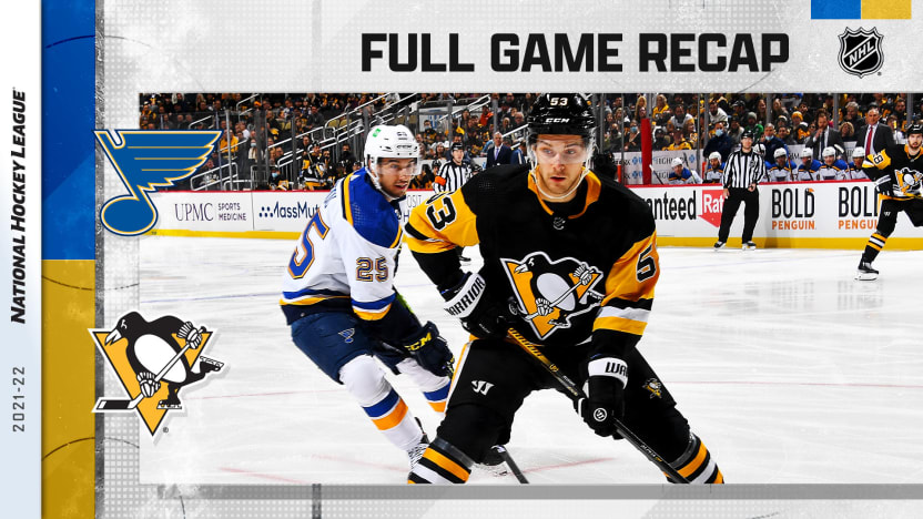 Crosby, Rodrigues rally Penguins to 5-3 win over Blues