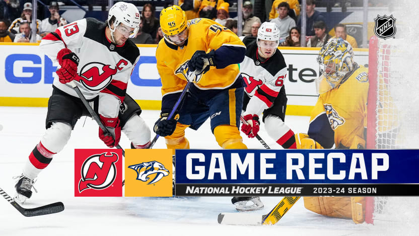 New Jersey Devils Nashville Predators Feb 13 2024 NHL