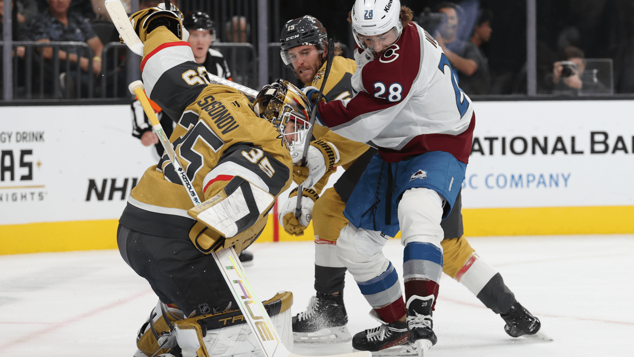 Golden Knights defeated by Avalanche 3-1