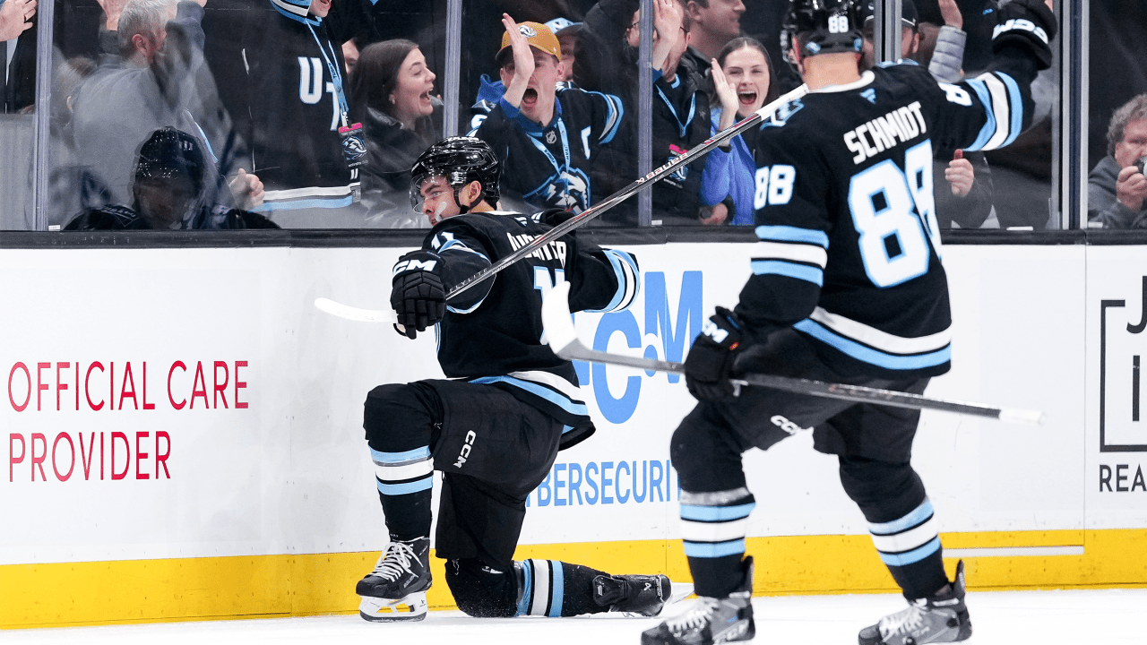 Guenther scores twice, Mammoth end Maple Leafs' point streak at 10 | NHL.com