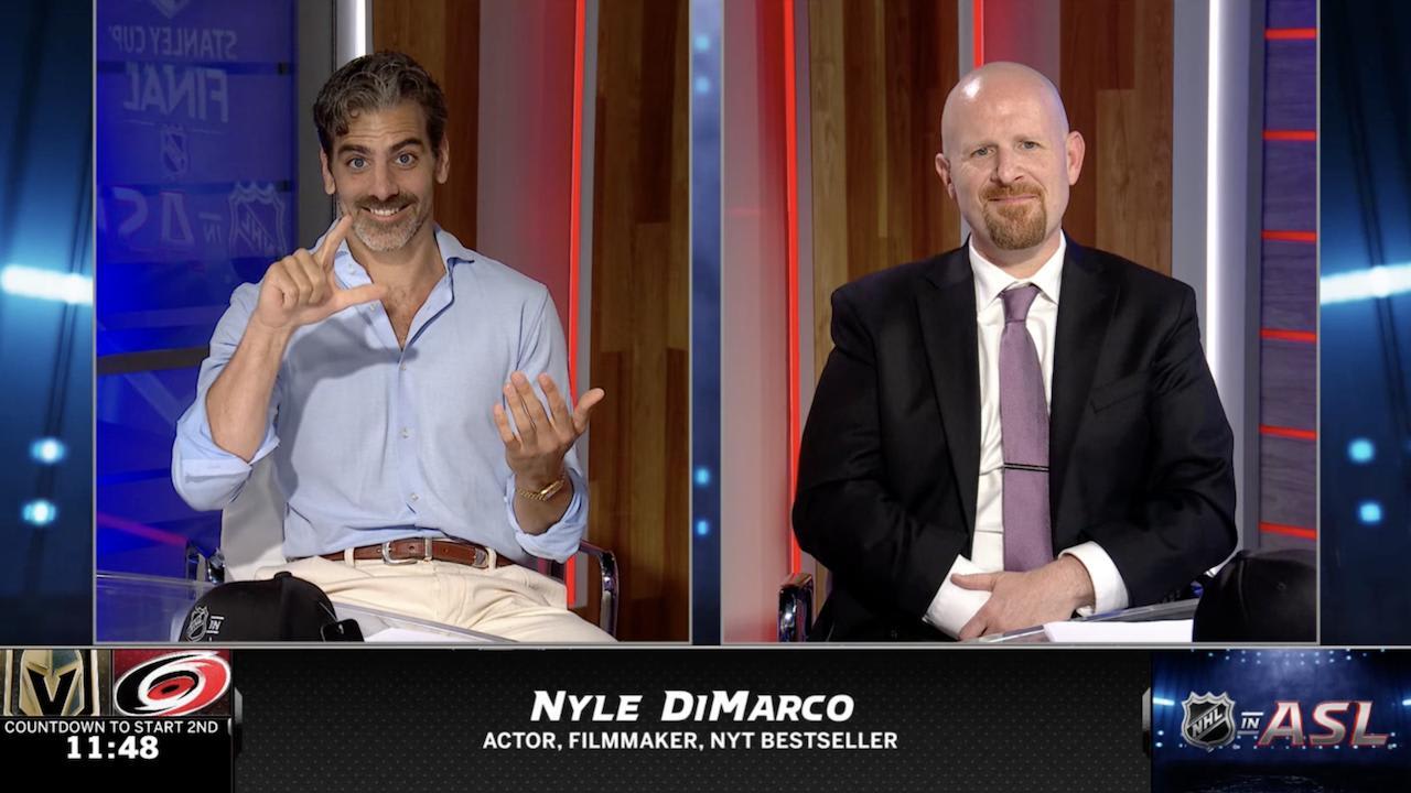 Nyle Di Marco interview from NHL in ASL