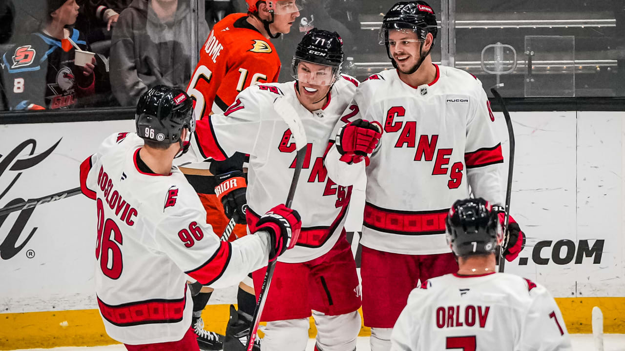 Taylor Hall's Hat Trick Powers Hurricanes Over Ducks 5-2